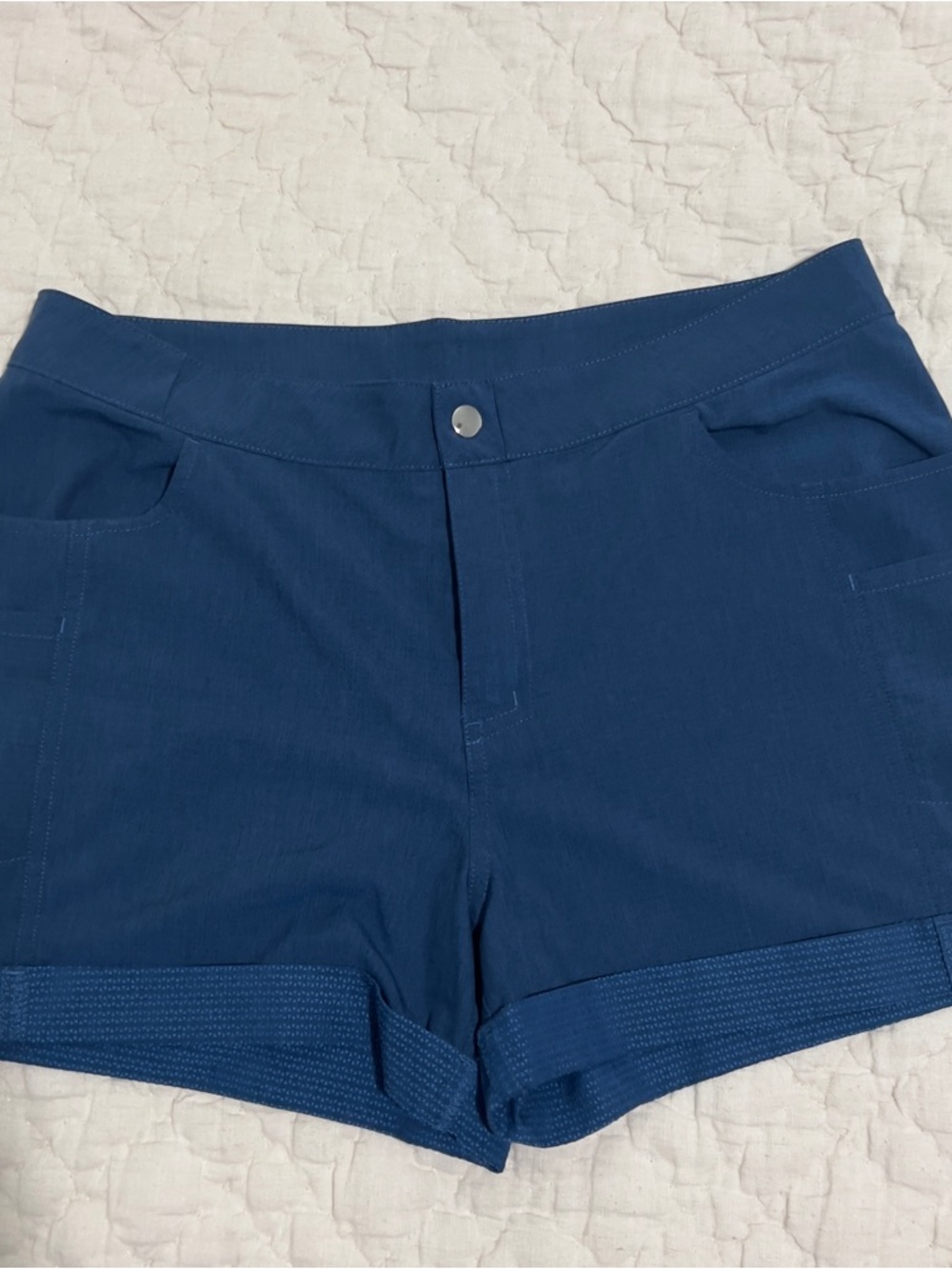 Women's Athletic Shorts - Navy Blue